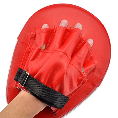 Cozyswan - Almohadilla de Entrenamiento de Boxeo - Paos de Boxeo - Manoplas de Poliuretano - Color Rojo Cozyswan - Almohadilla de Entrenamiento de Boxeo - Paos de Boxeo - Manoplas de Poliuretano - Color Rojo