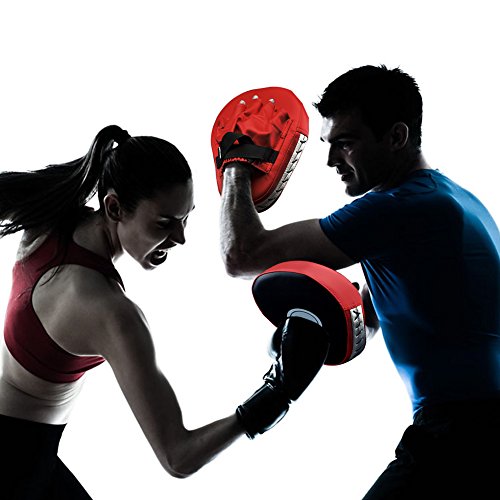Cozyswan - Almohadilla de Entrenamiento de Boxeo - Paos de Boxeo - Manoplas de Poliuretano - Color Rojo Cozyswan - Almohadilla de Entrenamiento de Boxeo - Paos de Boxeo - Manoplas de Poliuretano - Color Rojo