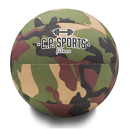C.P. Sports - Balón Medicinal para Fitness, de 0,5 kg a 15 kg, Tejido de Nailon Resistente, Pelotas medicinales para Crossfit, Entrenamiento de Fuerza, Color Verde Oliva, Blanco, Camuflaje Militar C.P. Sports - Balón Medicinal para Fitness, de 0,5 kg a 15 kg, Tejido de Nailon Resistente, Pelotas medicinales para Crossfit, Entrenamiento de Fuerza, Color Verde Oliva, Blanco, Camuflaje Militar