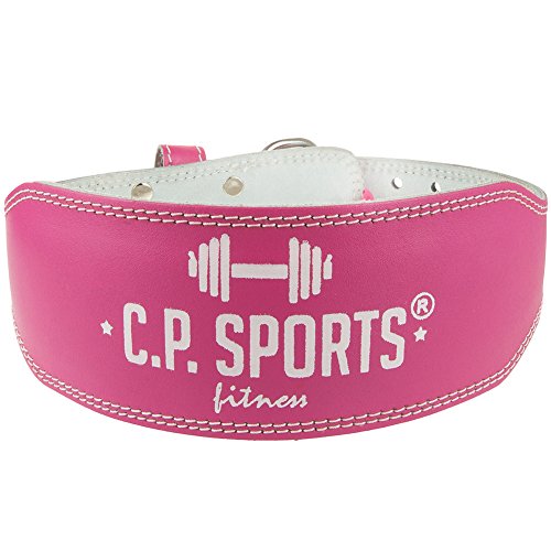 CP Sports – Cinturón para mujer/niña de piel color salmón – Cinturón de apoyo levantamiento de pesas CP Sports – Cinturón para mujer/niña de piel color salmón – Cinturón de apoyo levantamiento de pesas