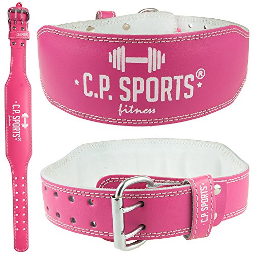 CP Sports – Cinturón para mujer/niña de piel color salmón – Cinturón de apoyo levantamiento de pesas CP Sports – Cinturón para mujer/niña de piel color salmón – Cinturón de apoyo levantamiento de pesas