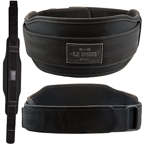 C.P.Sports Cinturón de Entrenamiento para el Levantamiento de Pesas, Negro, Medium C.P.Sports Cinturón de Entrenamiento para el Levantamiento de Pesas, Negro, Medium