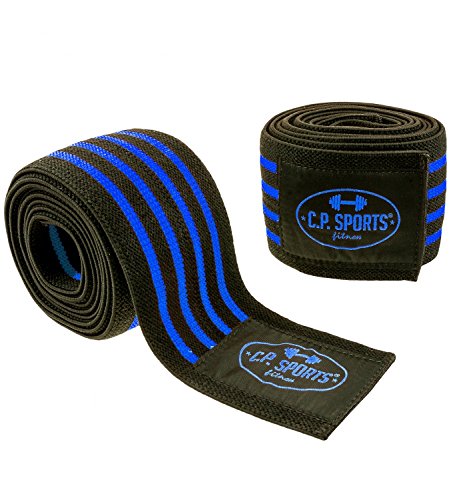C.P.Sports Profesional Vendas de Rodilla 200cm - 250cm T25 - Entrenamiento con Pesas, musculación, Levantamiento de Pesas, Hombres, Mujeres, Vendaje de Fitness, Crossfit, Levantamiento Cruzado C.P.Sports Profesional Vendas de Rodilla 200cm - 250cm T25 - Entrenamiento con Pesas, musculación, Levantamiento de Pesas, Hombres, Mujeres, Vendaje de Fitness, Crossfit, Levantamiento Cruzado