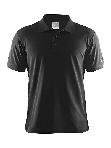 Craft Poloshirt Polo Pique Classic, Negro, Extra-Large para Hombre