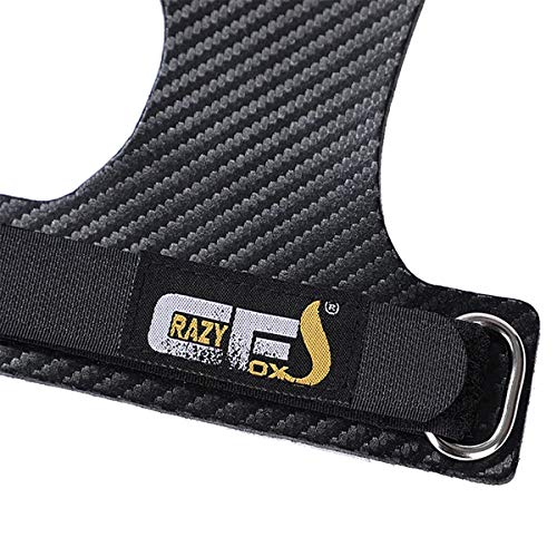 CRAZYFOXS Calleras para Crossfit - Grips 3H Fibra de Carbono – Guantes de Gimnasio para Protección de Manos - Diseño 2020 Ergonómico Hombre y Mujer - Gym Fitness Halterofilia (XL) CRAZYFOXS Calleras para Crossfit - Grips 3H Fibra de Carbono – Guantes de Gimnasio para Protección de Manos - Diseño 2020 Ergonómico Hombre y Mujer - Gym Fitness Halterofilia (XL)
