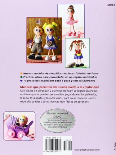 Crea Con Patrones. Serie Foam 6. Fofuchas. Simpáticas Muñecas De Foam Crea Con Patrones. Serie Foam 6. Fofuchas. Simpáticas Muñecas De Foam
