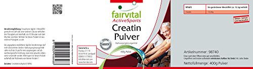 Creatina en polvo - 100% PURA y VEGANA - Monohidrato de creatina - Dosis elevada - 400g - Calidad Alemana Creatina en polvo - 100% PURA y VEGANA - Monohidrato de creatina - Dosis elevada - 400g - Calidad Alemana