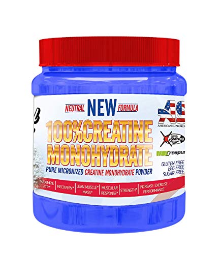 Creatina Monohidrato Micronizada en Polvo con materia prima Creapure | Aumenta tu Rendimiento Deportivo, tu Energía y tu Masa Muscular, Retrasa la fatiga | Vegano, Sin Gluten, Sin Lactosa, 300 gr