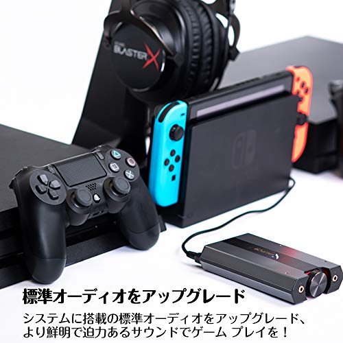 CREATIVE Tarjeta de Sonido USB Externa y DAC para Juegos HD Sound BlasterX G6 7.1 con Amplificador de Cascos Xamp para PS4, PC, Xbox, Nintendo Switch y PC CREATIVE Tarjeta de Sonido USB Externa y DAC para Juegos HD Sound BlasterX G6 7.1 con Amplificador de Cascos Xamp para PS4, PC, Xbox, Nintendo Switch y PC