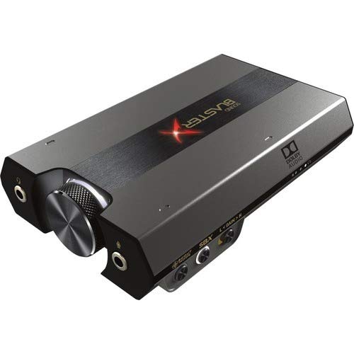 CREATIVE Tarjeta de Sonido USB Externa y DAC para Juegos HD Sound BlasterX G6 7.1 con Amplificador de Cascos Xamp para PS4, PC, Xbox, Nintendo Switch y PC CREATIVE Tarjeta de Sonido USB Externa y DAC para Juegos HD Sound BlasterX G6 7.1 con Amplificador de Cascos Xamp para PS4, PC, Xbox, Nintendo Switch y PC