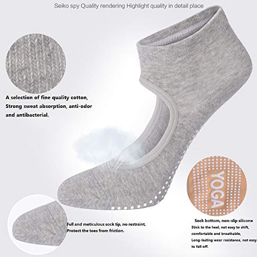 Creator2018 2 pares de calcetines deportivos para mujer, transpirables, para yoga, pilates, barras, ballet, danza, 35 – 39, color negro Creator2018 2 pares de calcetines deportivos para mujer, transpirables, para yoga, pilates, barras, ballet, danza, 35 – 39, color negro