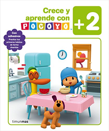 Crece y aprende con Pocoyó +2: Con adhesivos. Practica tus primeros hábitos de forma divertida (Pocoyo)