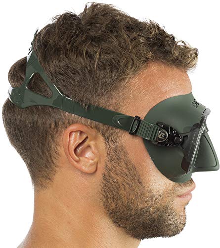 Cressi Calibro Máscara polyvalent para Buceo, apnea Avanzada y submarina Fishing, Unisex Adulto, Verde, Talla única Cressi Calibro Máscara polyvalent para Buceo, apnea Avanzada y submarina Fishing, Unisex Adulto, Verde, Talla única