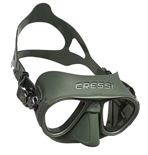 Cressi Calibro Máscara polyvalent para Buceo, apnea Avanzada y submarina Fishing, Unisex Adulto, Verde, Talla única Cressi Calibro Máscara polyvalent para Buceo, apnea Avanzada y submarina Fishing, Unisex Adulto, Verde, Talla única