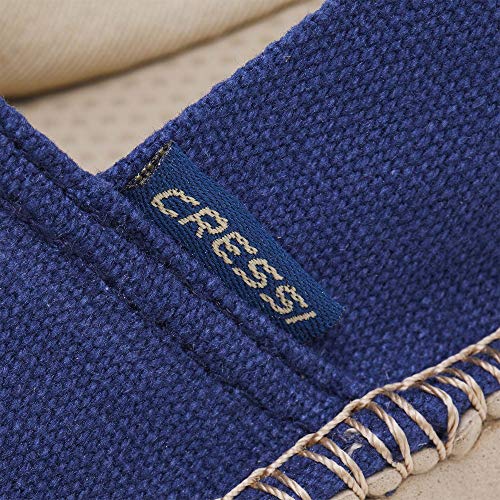 Cressi Espadrillas Valencia Alpargatas con Suela de Goma, Adultos Unisex, Azul, 42