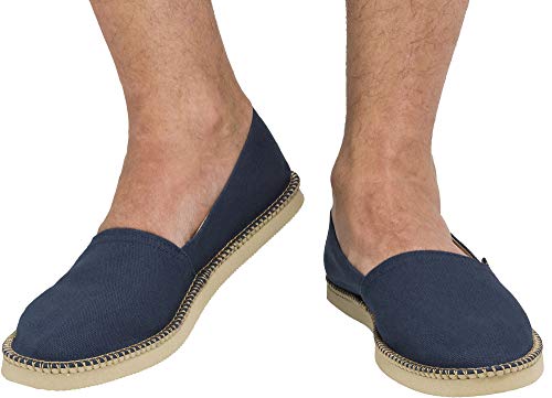 Cressi Espadrillas Valencia Alpargatas con Suela de Goma, Adultos Unisex, Azul, 42