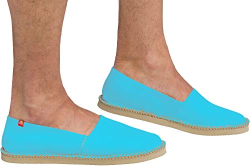 Cressi Espadrillas Valencia Alpargatas con Suela de Goma, Unisex-Adult, Aguamarina, 45