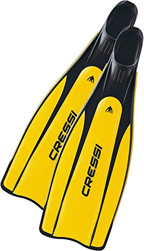 Cressi Flossen Pro Star Aletas de Buceo, Unisex, Amarillo, 41-42