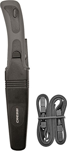 Cressi RC555000 VIGO - Cuchillo de buceo, color negro y gris Cressi RC555000 VIGO - Cuchillo de buceo, color negro y gris
