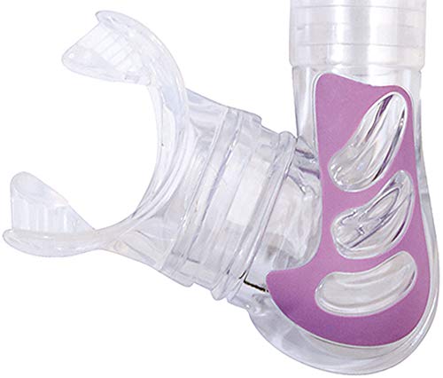 Cressi Schnorchel Beta Ultra Flex Snorkel, Unisex, Blanco/Lila Cressi Schnorchel Beta Ultra Flex Snorkel, Unisex, Blanco/Lila