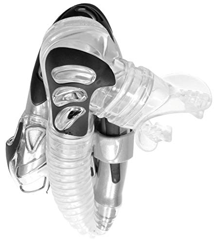 Cressi Schnorchel Beta Ultra Flex Snorkel, Unisex, Blanco/Lila