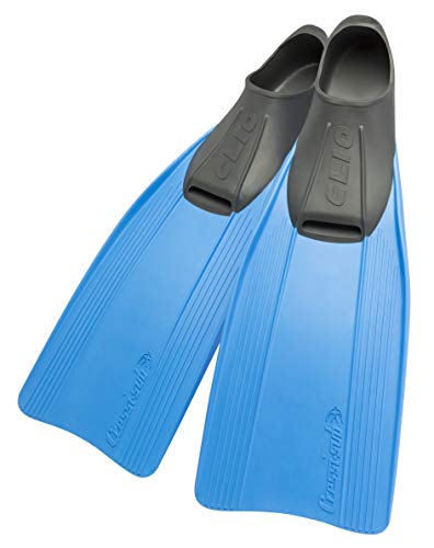 CRESSI-SUB Clio Premium Aletas para Buceo, Snorkeling y Natación, Unisex, Azul, 37/38