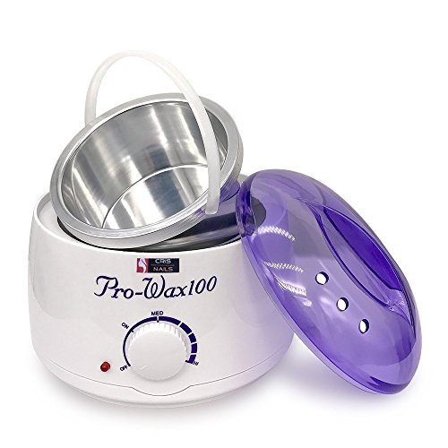 Crisnails - Calentador de Cera Eléctrico para la Depilación Profesional 500ml, Incluido 1 Bolsa de Cera y 10 Espátulas Crisnails - Calentador de Cera Eléctrico para la Depilación Profesional 500ml, Incluido 1 Bolsa de Cera y 10 Espátulas