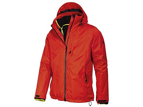 Crivit - Chaqueta para hombre (talla 48/50), color rojo y negro