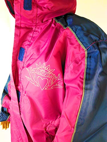 Crivit Outdoor - Chubasquero para niña, color lila, talla 122/128 Crivit Outdoor - Chubasquero para niña, color lila, talla 122/128