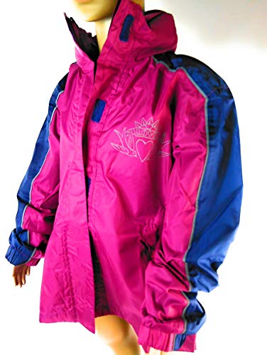 Crivit Outdoor - Chubasquero para niña, color lila, talla 122/128 Crivit Outdoor - Chubasquero para niña, color lila, talla 122/128