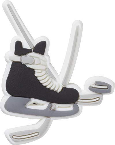 Crocs - Abalorio para zapatos deportivos y de ocio para adultos Jibbitz | Personalizar con Jibbitz para Crocs, (Patines de hockey), Small