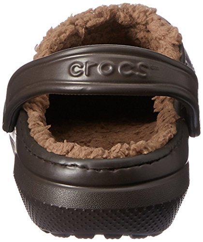 Crocs Classic Lined Clog, Zuecos Unisex Adulto, Marrón (Espresso/Walnut), 41/42 EU