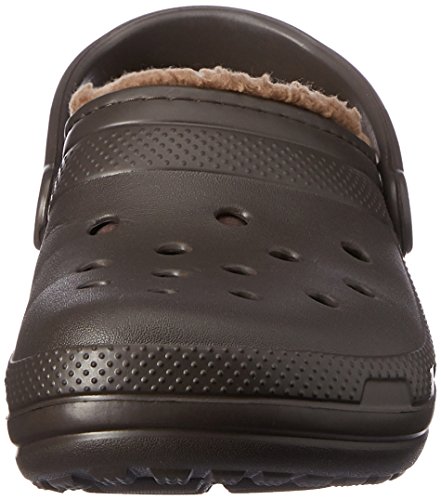 Crocs Classic Lined Clog, Zuecos Unisex Adulto, Marrón (Espresso/Walnut), 41/42 EU