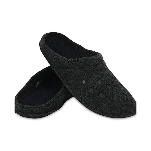 Crocs Classic Slipper, Zapatillas de Estar por casa Unisex Adulto, Negro, 38/39 EU