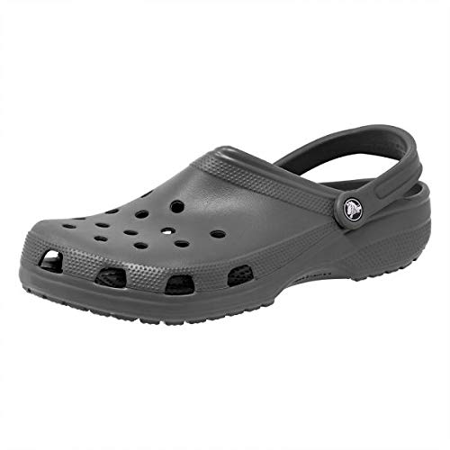 Crocs Classic U, Zuecos con Correa Trasera Unisex Adulto, Gris (Gris Pizarra), 45/46 EU Crocs Classic U, Zuecos con Correa Trasera Unisex Adulto, Gris (Gris Pizarra), 45/46 EU