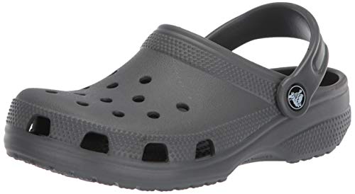 Crocs Classic U, Zuecos con Correa Trasera Unisex Adulto, Gris (Gris Pizarra), 45/46 EU Crocs Classic U, Zuecos con Correa Trasera Unisex Adulto, Gris (Gris Pizarra), 45/46 EU