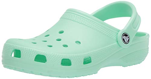 Crocs Classic U, Zuecos con Correa Trasera Unisex Adulto, Verde (Neo Mint), 38/39 EU