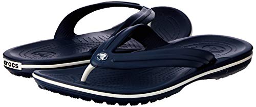 Crocs Crocband Flip, Chanclas Unisex Adulto, Blue Navy, 37/38 EU