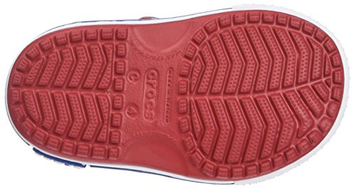 Crocs Crocband II Sandal PS K, Sandalias Unisex Niños, Rojo (Pepper/Blue Jean), 25/26 EU Crocs Crocband II Sandal PS K, Sandalias Unisex Niños, Rojo (Pepper/Blue Jean), 25/26 EU