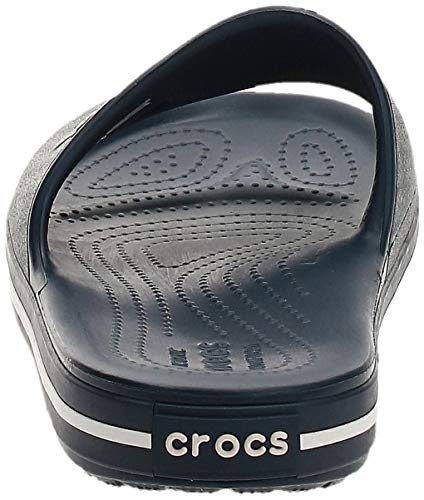 Crocs Crocband III Slide, Sandalias de Punta Descubierta Unisex Adulto, Azul (Navy/White 462), 43/44 EU