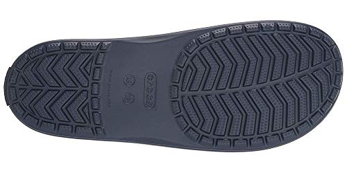 Crocs Crocband III Slide, Sandalias de Punta Descubierta Unisex Adulto, Azul (Navy/White 462), 43/44 EU