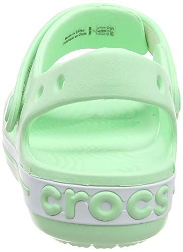 Crocs Crocband Sandal Kids, Sandalia con Pulsera Unisex Niños, Verde (Neo Mint 3TI), 22/23 EU