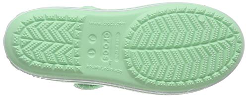 Crocs Crocband Sandal Kids, Sandalia con Pulsera Unisex Niños, Verde (Neo Mint 3TI), 22/23 EU