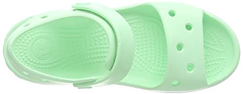 Crocs Crocband Sandal Kids, Sandalia con Pulsera Unisex Niños, Verde (Neo Mint 3TI), 22/23 EU