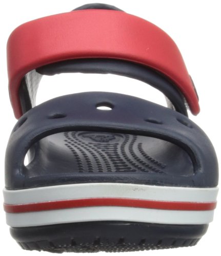 Crocs Crocband Sandal Kids, Sandalias Unisex Niños, Azul (Navy/Red), 22/23 EU