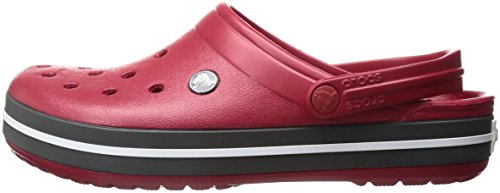 Crocs Crocband U, Zuecos Unisex Adulto, Rojo (Pepper), 36-37 EU