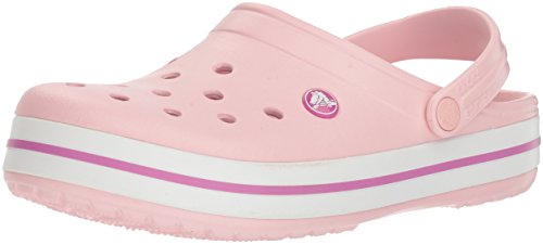 Crocs Crocband U, Zuecos Unisex Adulto, Rosa (Pearl Pink-Wild Orchid), 38-39 EU Crocs Crocband U, Zuecos Unisex Adulto, Rosa (Pearl Pink-Wild Orchid), 38-39 EU