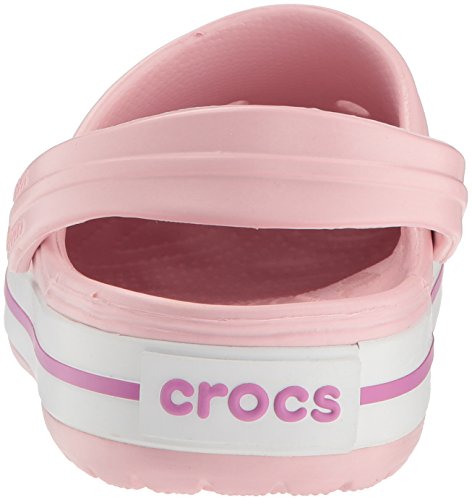 Crocs Crocband U, Zuecos Unisex Adulto, Rosa (Pearl Pink-Wild Orchid), 45-46 EU Crocs Crocband U, Zuecos Unisex Adulto, Rosa (Pearl Pink-Wild Orchid), 45-46 EU