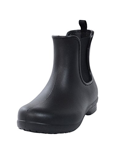 Crocs Freesail Chelsea Boot Women, Mujer Bota, Negro (Black/Black), 41-42 EU