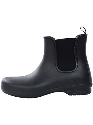 Crocs Freesail Chelsea Boot Women, Mujer Bota, Negro (Black/Black), 41-42 EU